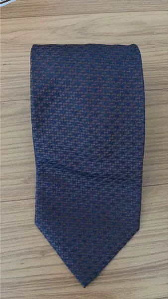 gravata dartigny azul marinho, seda