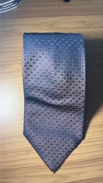 gravata dartigny azul marinho, seda