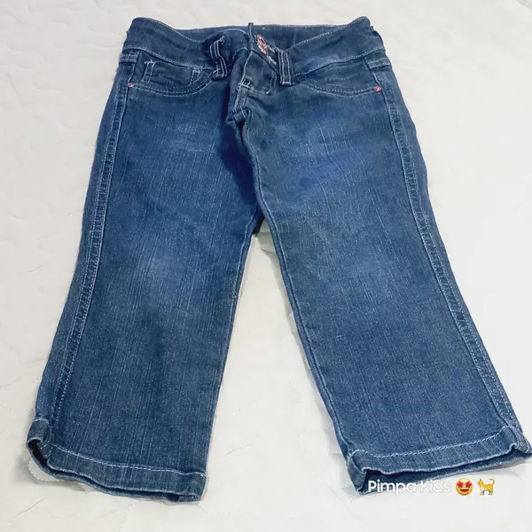 Calça jeans infantil Color Girl tam 4