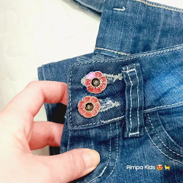 Calça jeans infantil Color Girl tam 4