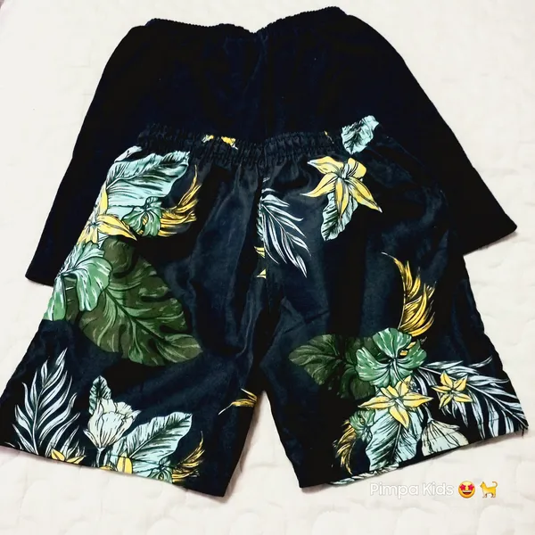 Kit 2 bermudas infantil tam 10