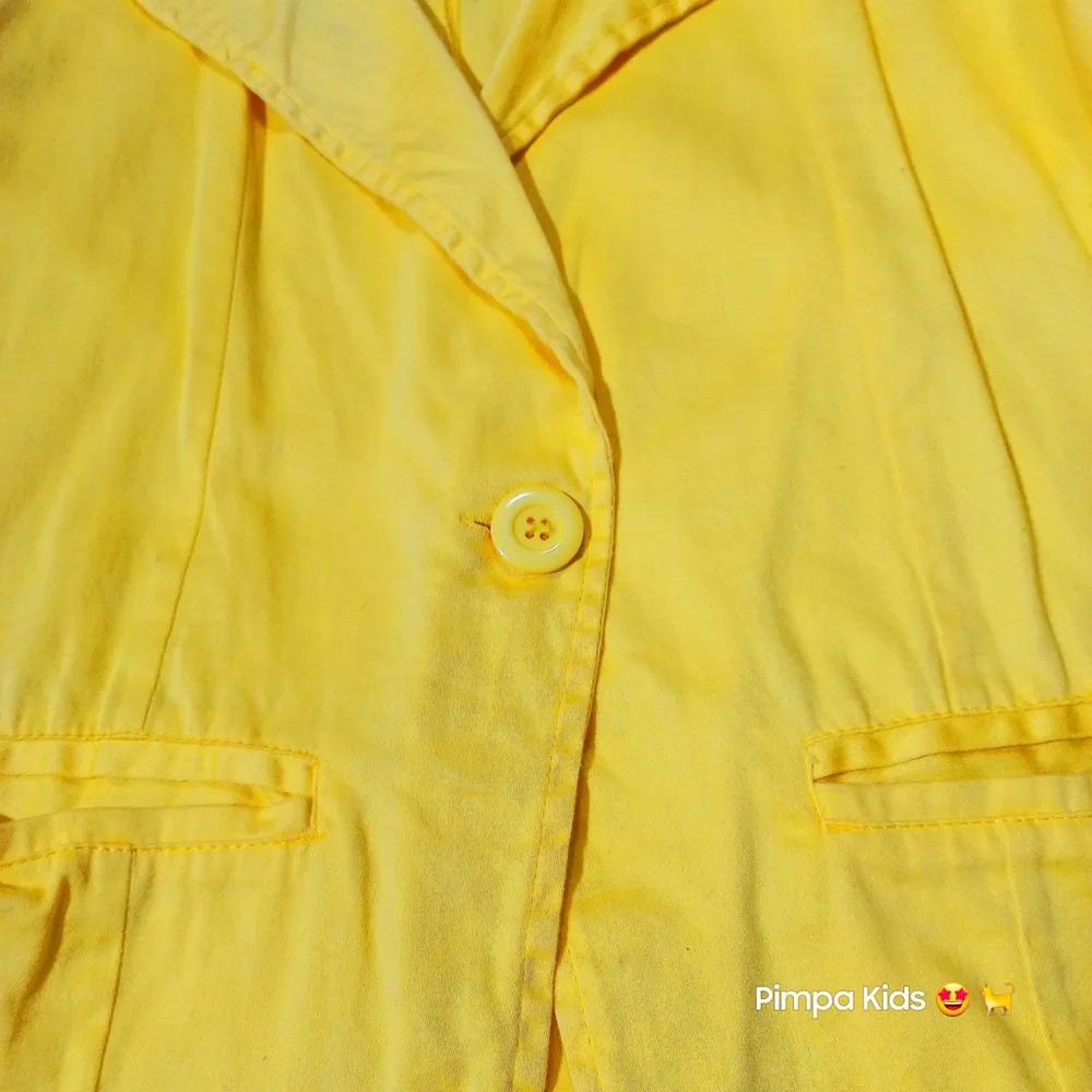 Blazer feminino amarelo tam P Onda Urbana
