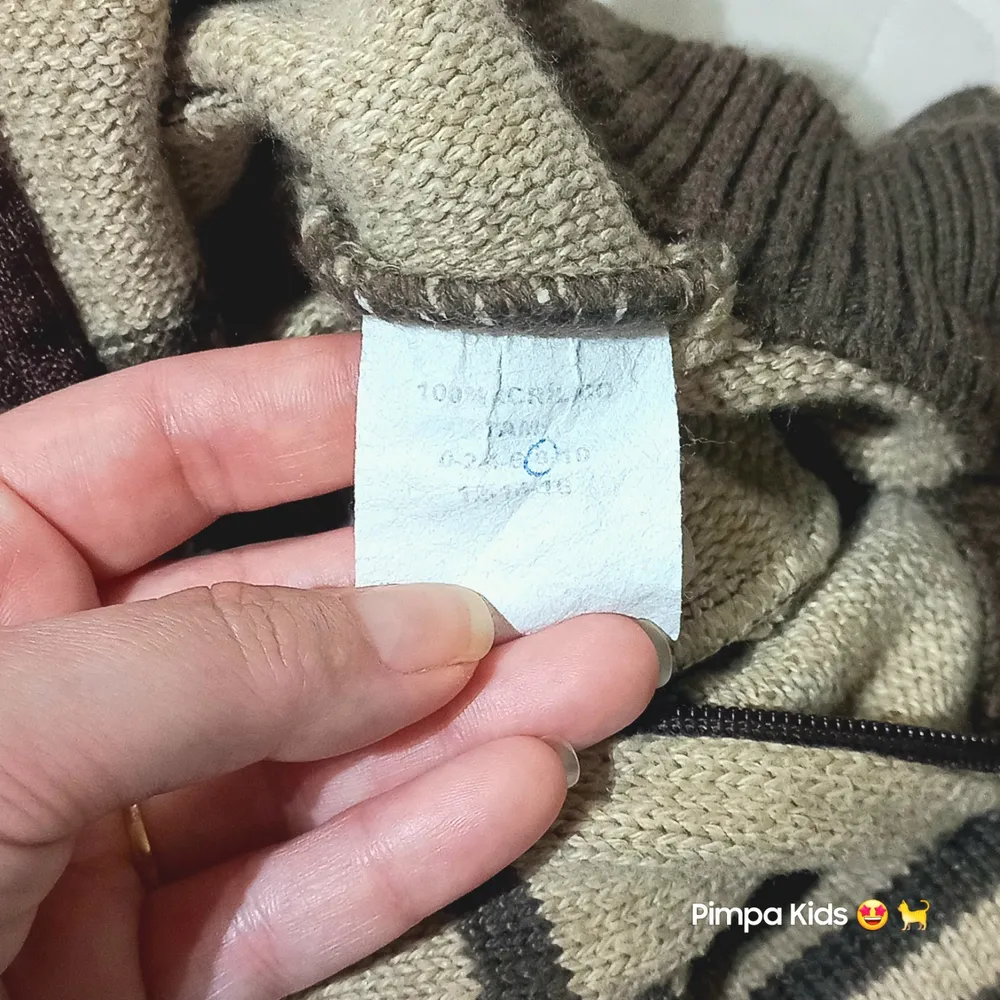 Suéter em trico infantil tam 8