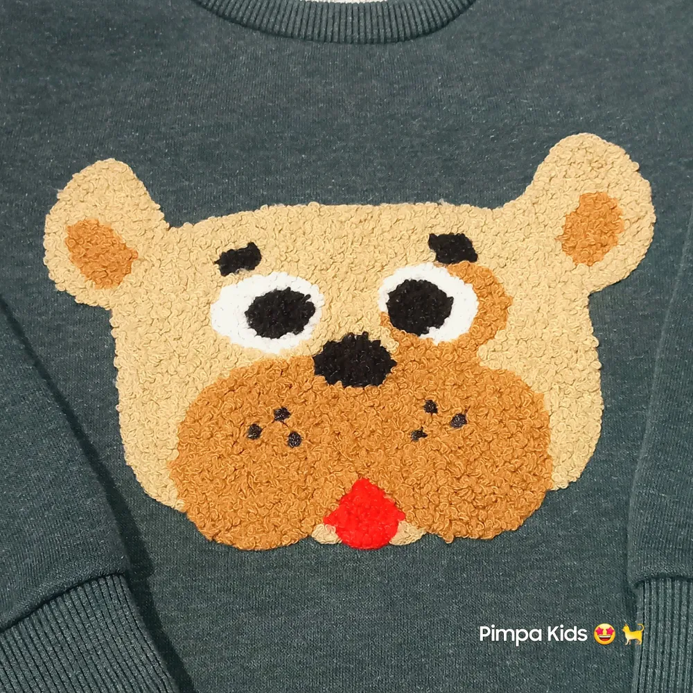 Blusão de moletom infantil tam 2 Póim