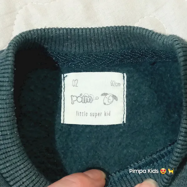 Blusão de moletom infantil tam 2 Póim