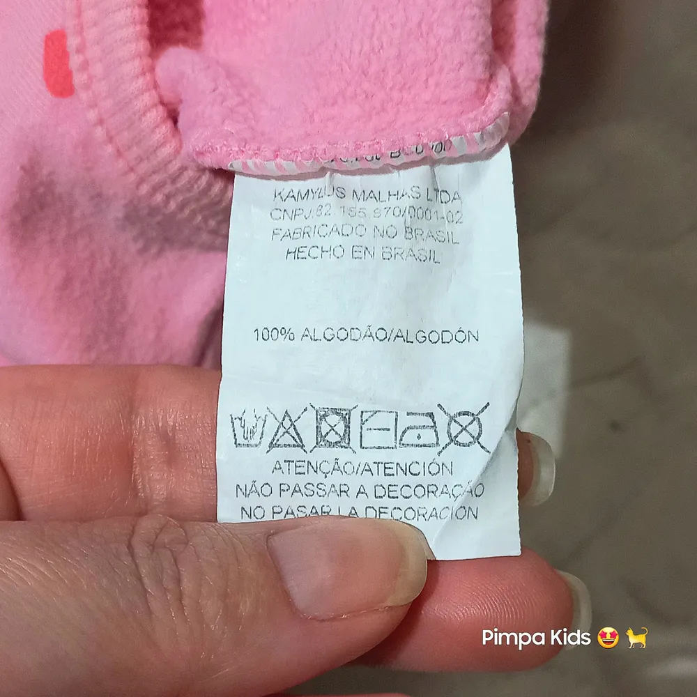 Macacão pijama Kamylus tam M (3/6 meses)
