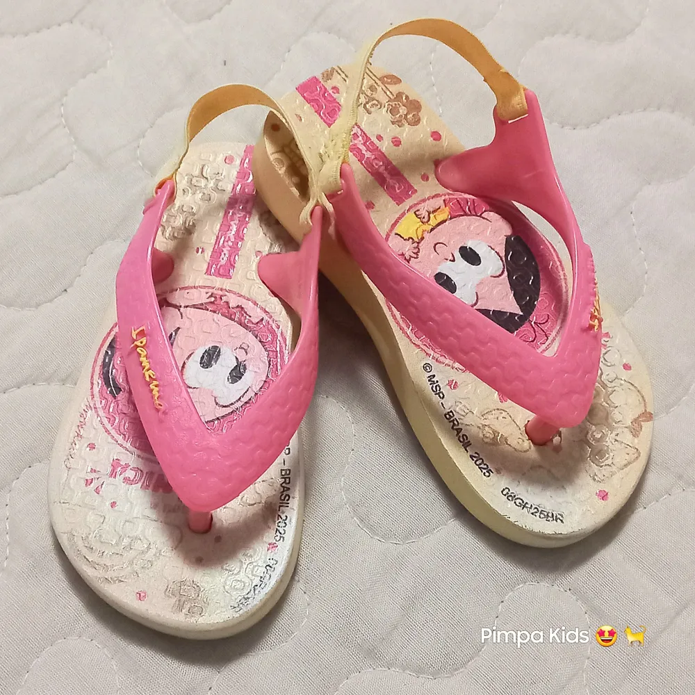 Chinelo Ipanema Baby Turma da Mônica tam 19