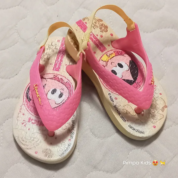 Chinelo Ipanema Baby Turma da Mônica tam 19