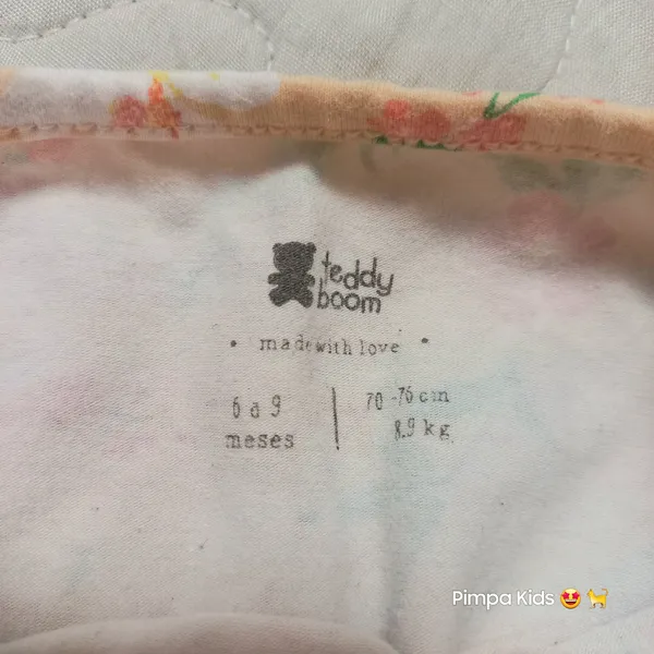 Macaquinho bebê Teddy Boom 6 a 9 meses