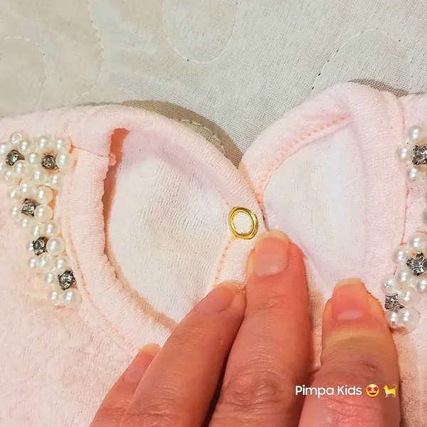 Vestido Kiki Xodó tam M rosa bebê