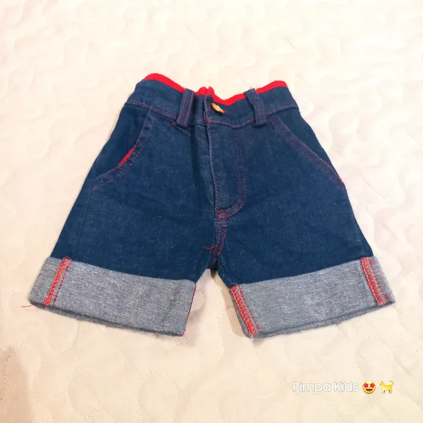 Bermuda jeans infantil Usa Kids, tam 1