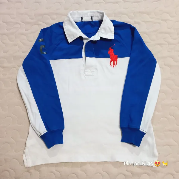 Camisa polo rugby infantil Ralph Lauren, tam 6