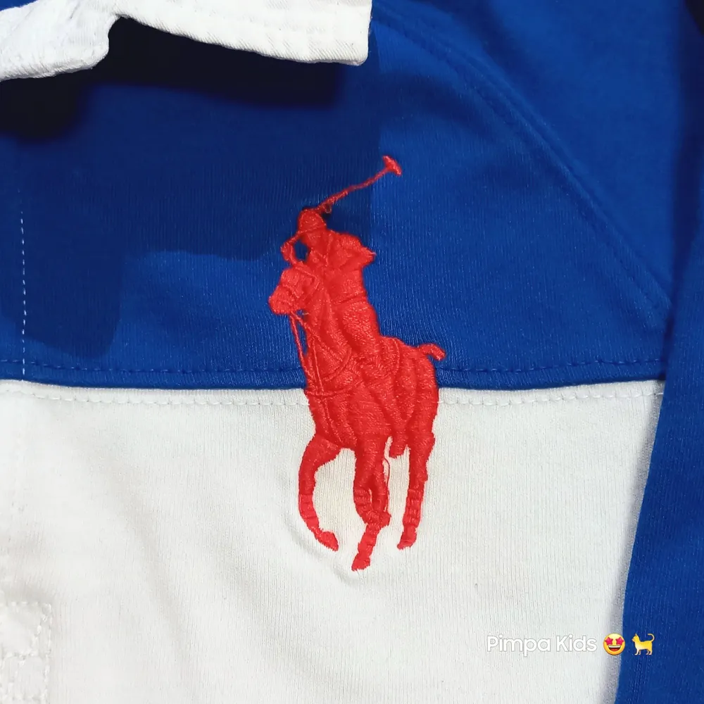 Camisa polo rugby infantil Ralph Lauren, tam 6