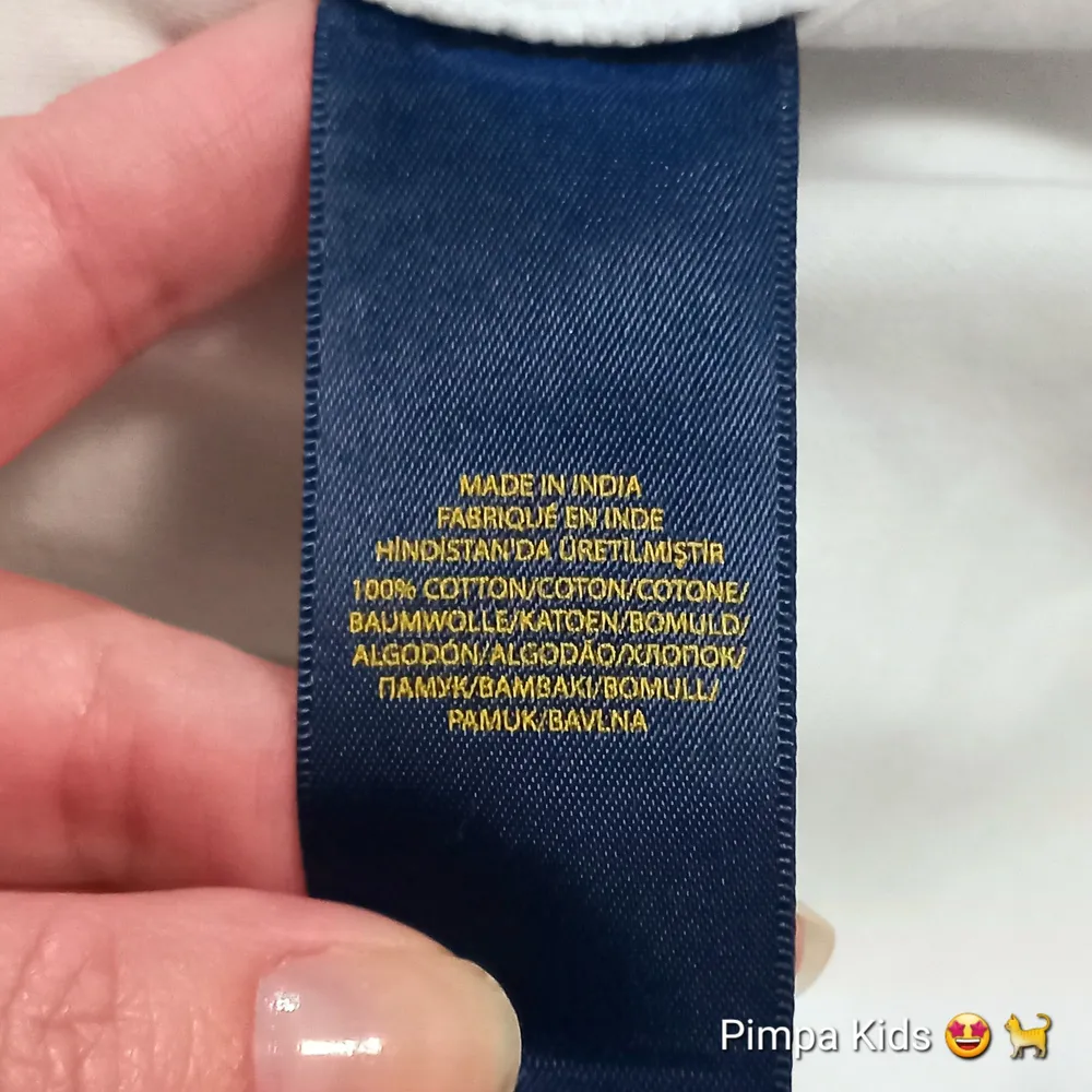 Camisa polo rugby infantil Ralph Lauren, tam 6