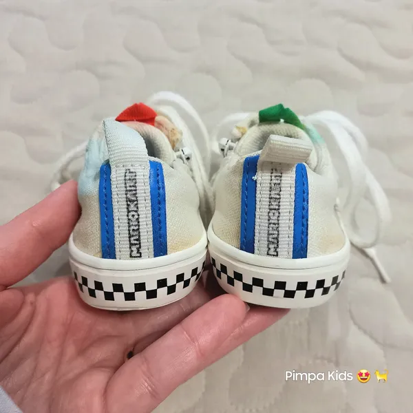 Tênis infantil Zara Mário Kart, tam 19