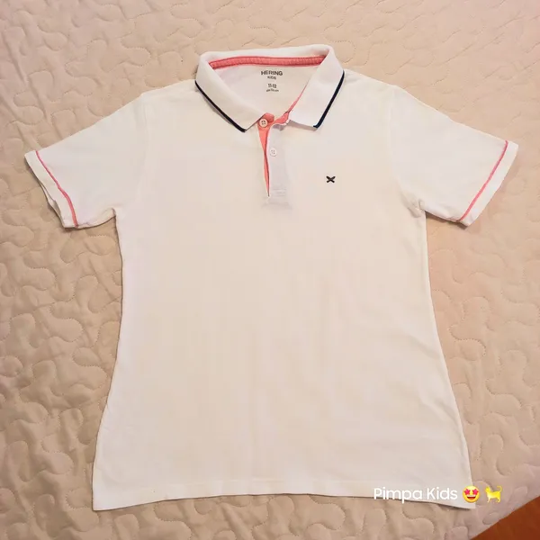 Camisa polo infantil da Hering Kids, tamanho 11-12 anos
