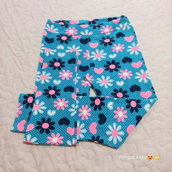 Calça legging infantil da Fashion Roxy, tamanho 12