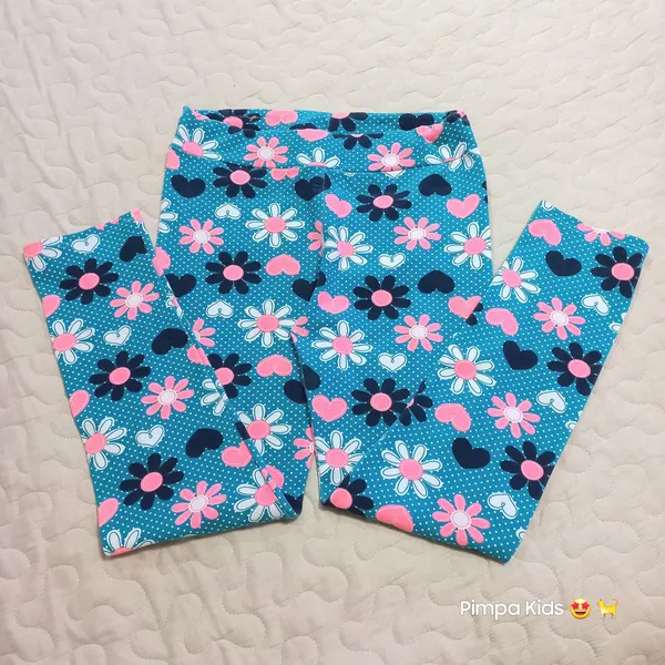 Calça legging infantil da Fashion Roxy, tamanho 12