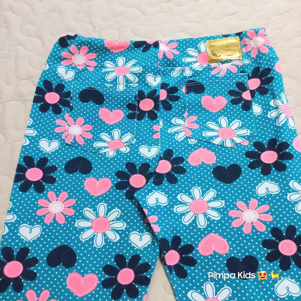 Calça legging infantil da Fashion Roxy, tamanho 12