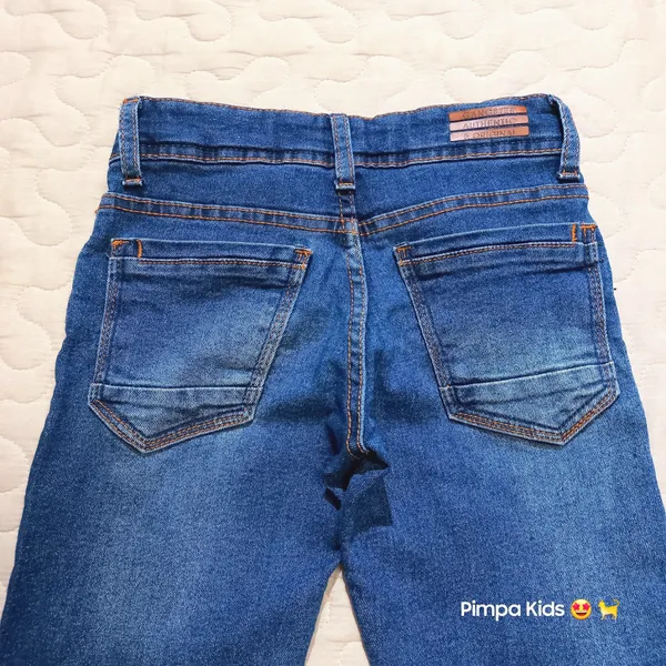 Calça jeans infantil da marca Gangster, tamanho 4