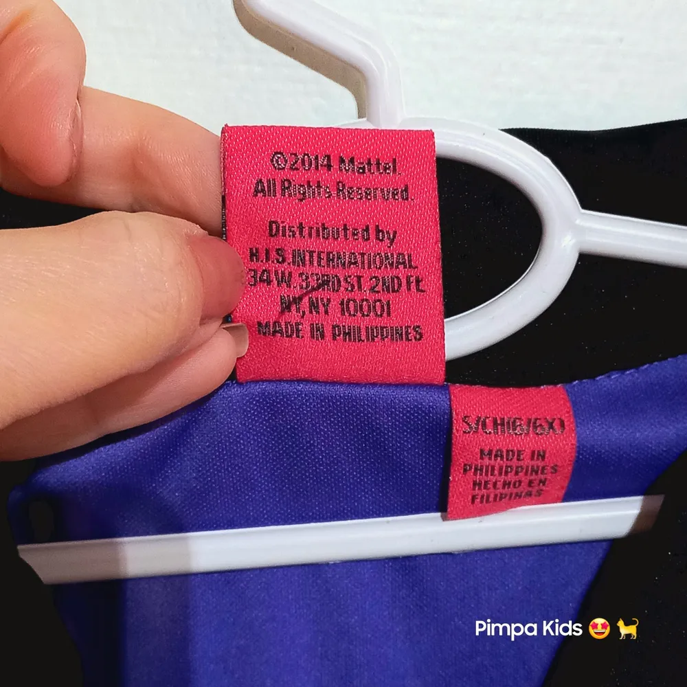 Vestido infantil oficial Monster High, tam 6