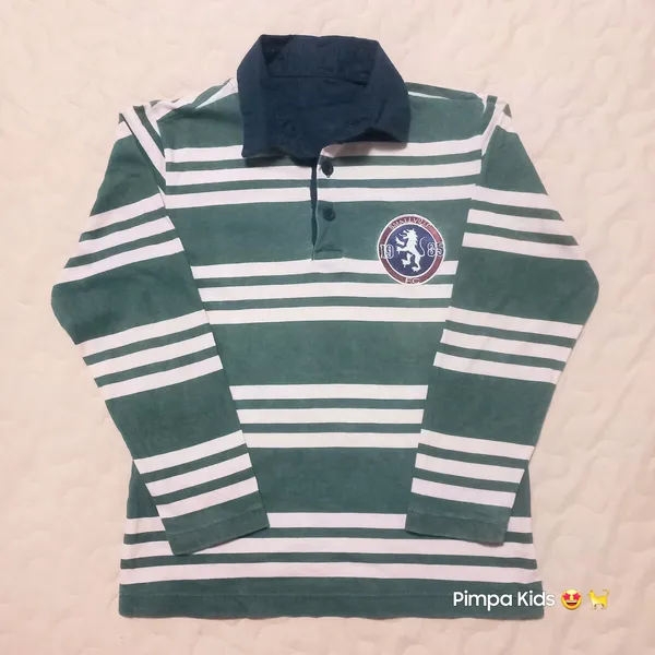 Camisa polo infantil da marca Camú Camú, tam 7/8 anos