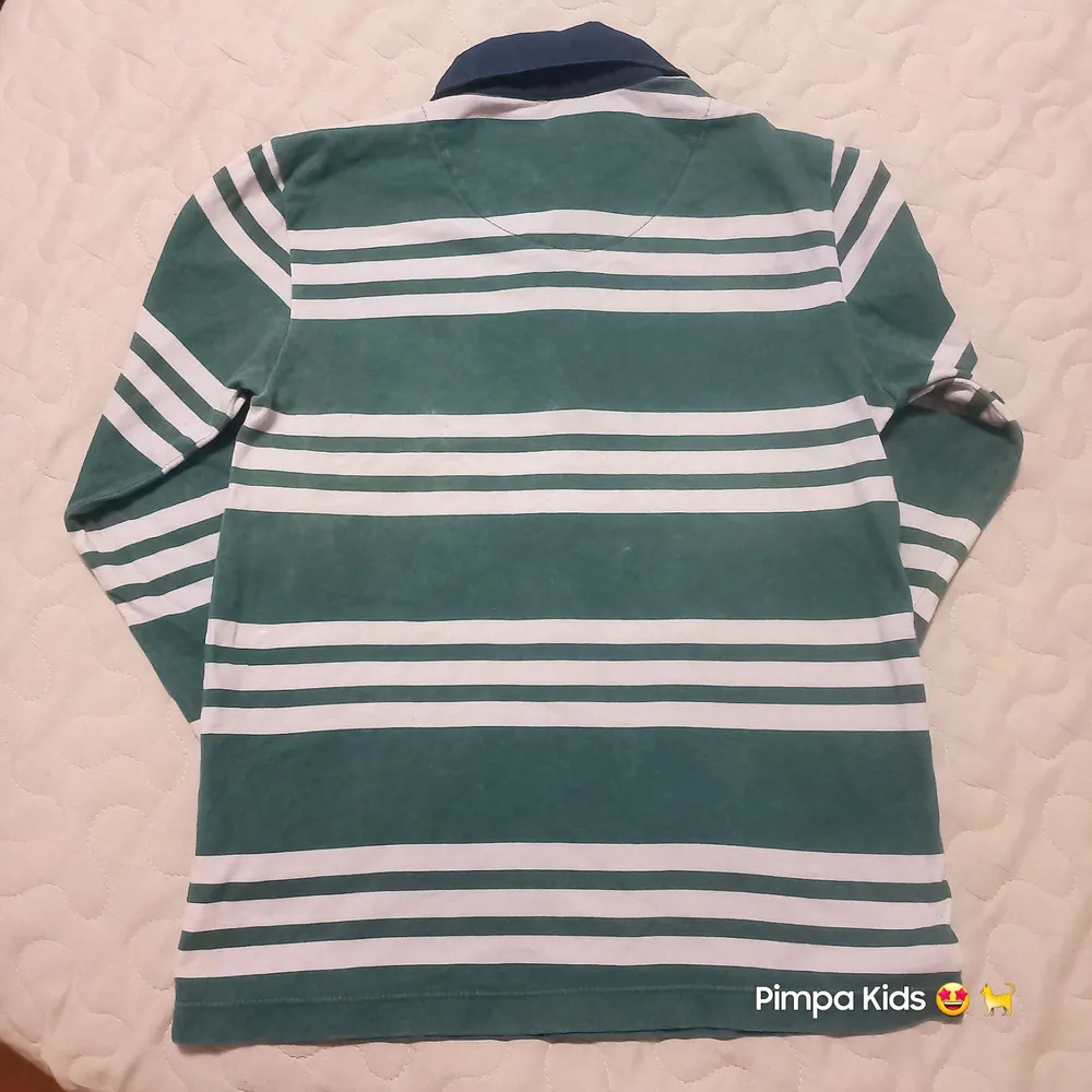 Camisa polo infantil da marca Camú Camú, tam 7/8 anos