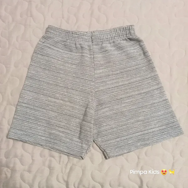 Bermuda infantil Mios Premium, tam 4, cinza