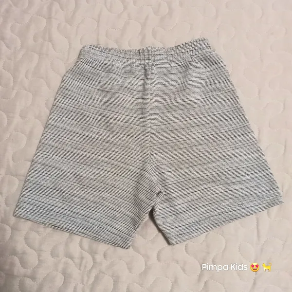 Bermuda infantil Mios Premium, tam 4, cinza