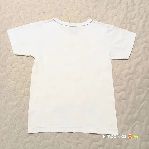 Camiseta infantil Ease Premium, tam 4, branc