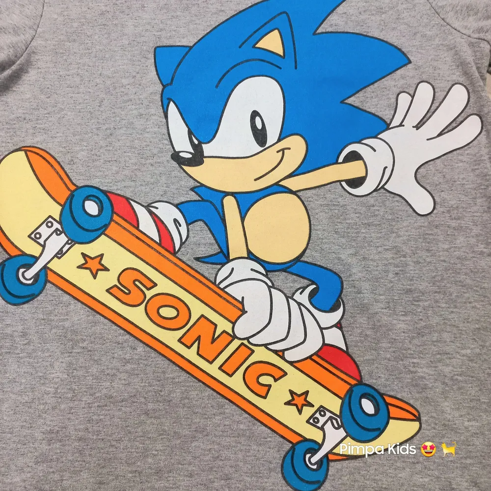 Camiseta do Sonic tam 8