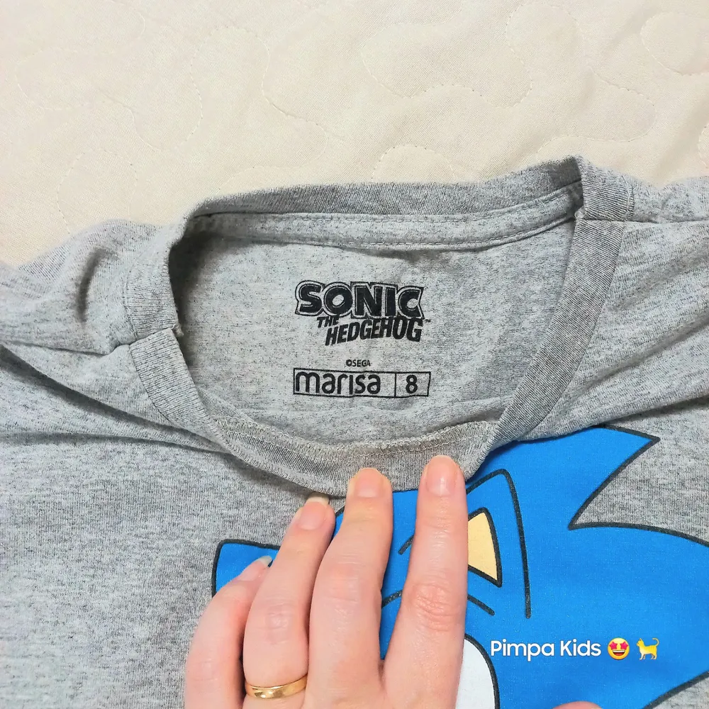 Camiseta do Sonic tam 8