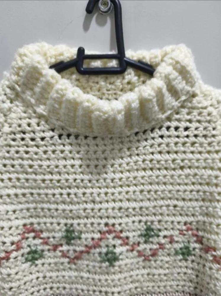 blusa de trico artesanal