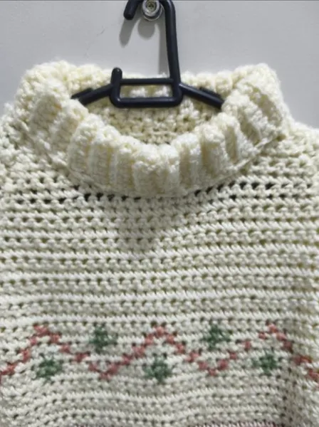 blusa de trico artesanal