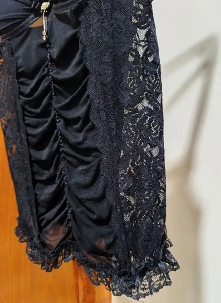conjunto corpete e calcinha renda