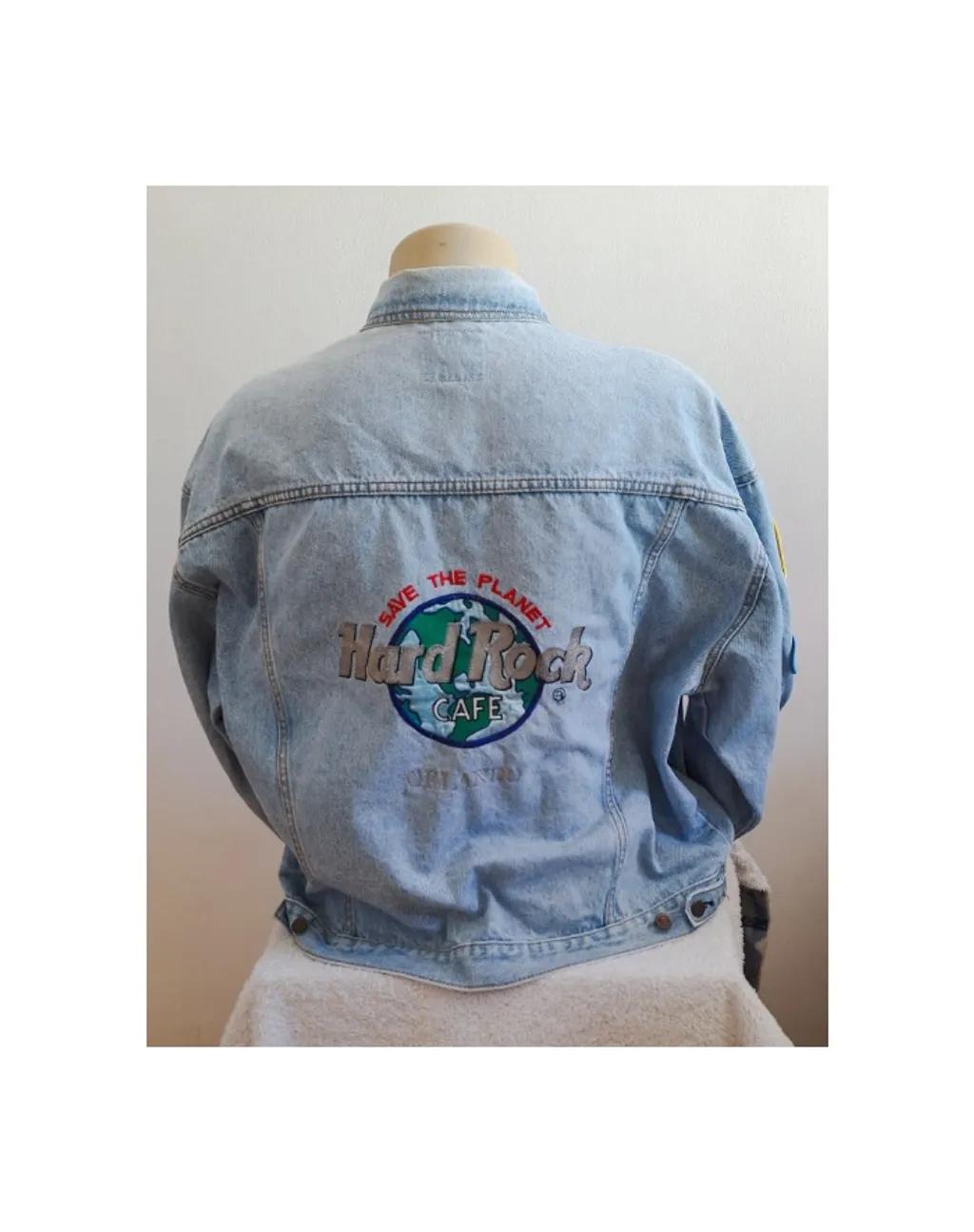 Jaqueta Jeans Hard Rock Cafe Orlando Masculina  Tam XGG