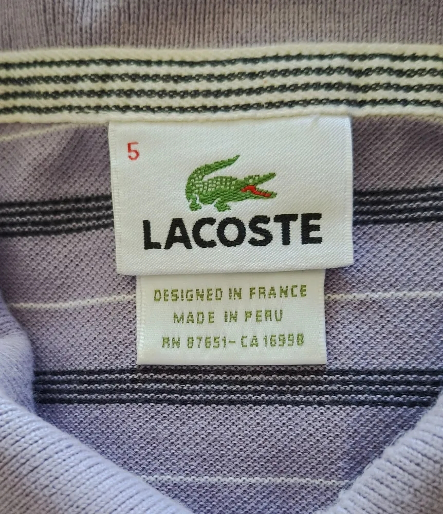 Camisa Polo Masculina Lacoste Tam G