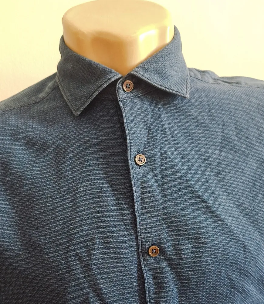 Camisa Masculina Ermenegildo Zegna Manga Longa Tam M