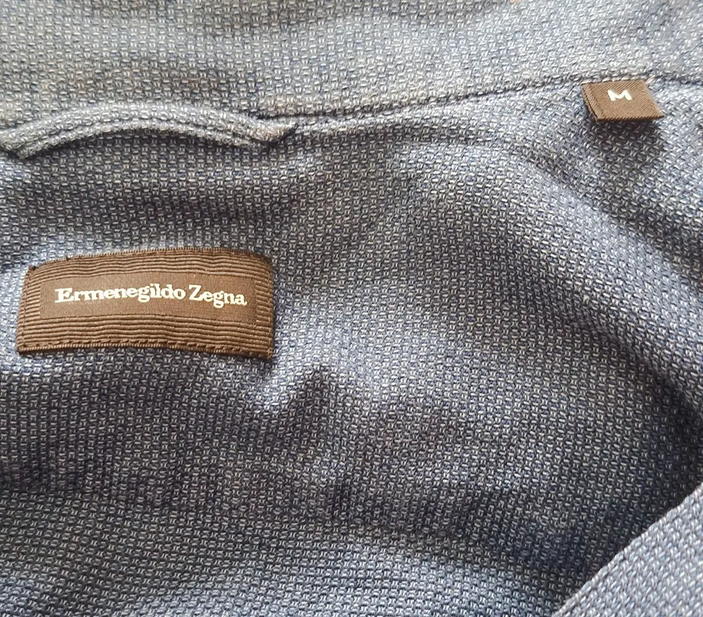 Camisa Masculina Ermenegildo Zegna Manga Longa Tam M