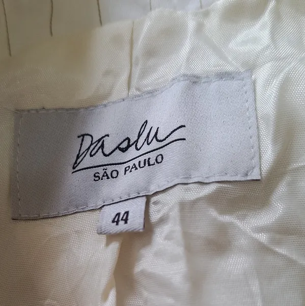 Blazer Feminino Daslu Risca de Giz Tam 44