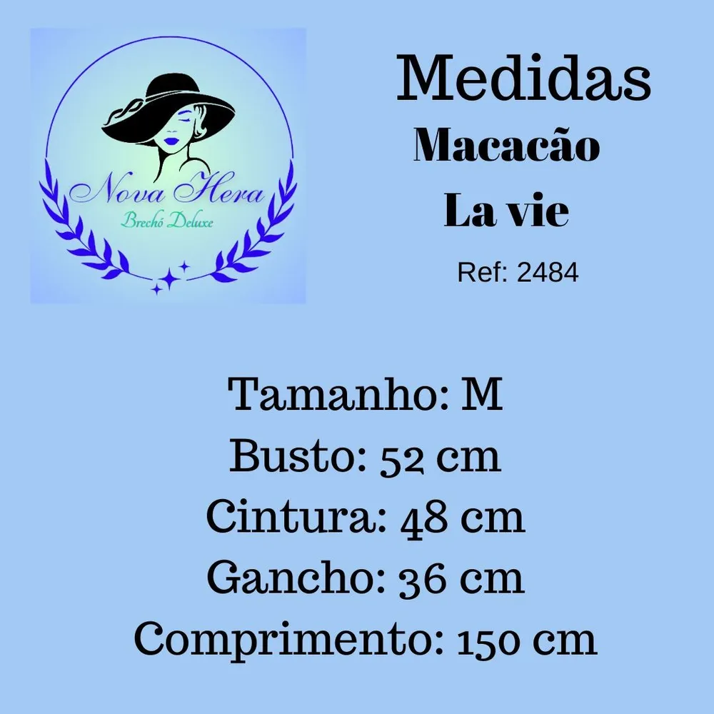Macacão Feminino La Vie Tamanho M