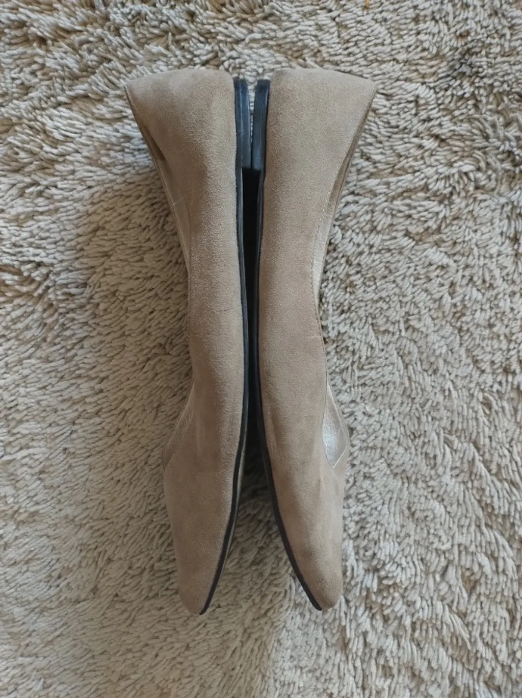 sapatilha camurça bege Vinci shoes