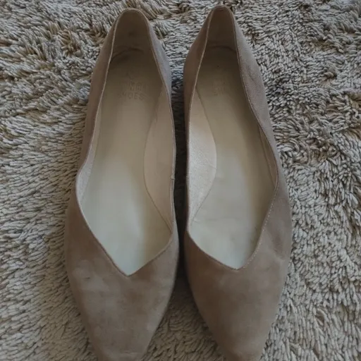 sapatilha camurça bege Vinci shoes