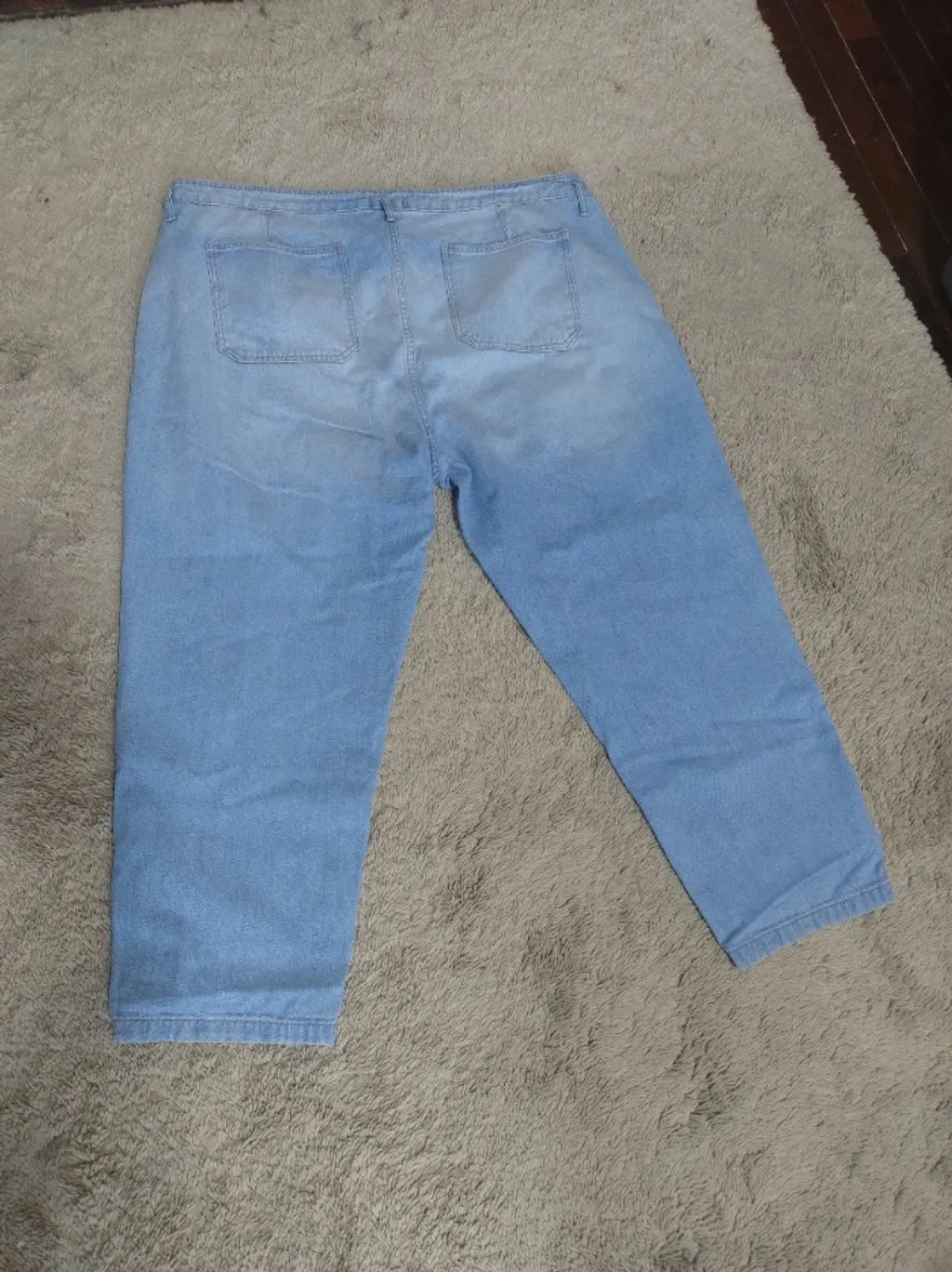 calça jeans feminina plus size 100% algodão