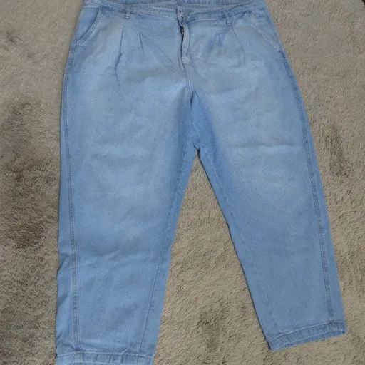 calça jeans feminina plus size 100% algodão