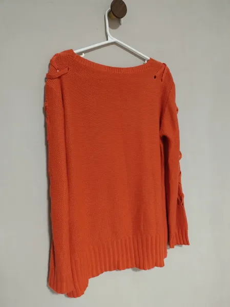 tricô coração feminino