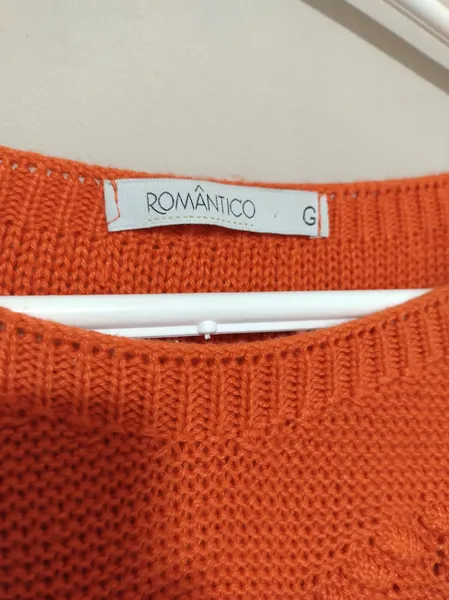 tricô coração feminino