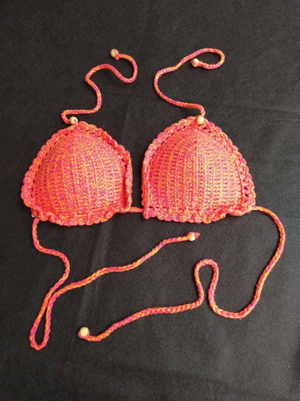 soutien biquíni em crochê, tamanho G