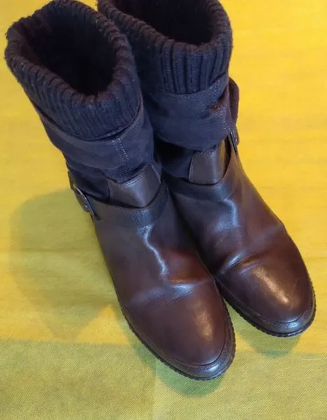 Bota Lacoste, marrom, tamanho 38