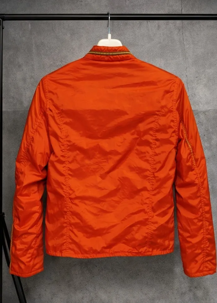 jaqueta nylon laranja canal M